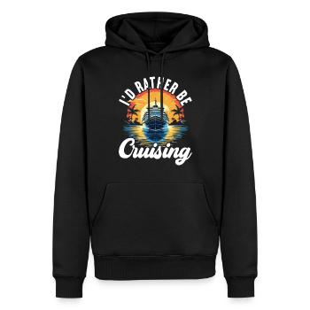 Kreuzfahrt Urlaub Kreuzfahrtschiff - Männer Premium Bio Hoodie - Schwarz - Vorne - Nico (187cm)