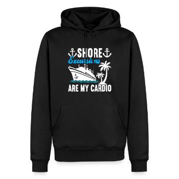 Kreuzfahrt Urlaub Kreuzfahrtschiff - Männer Premium Bio Hoodie - Schwarz - Vorne - Nico (187cm)