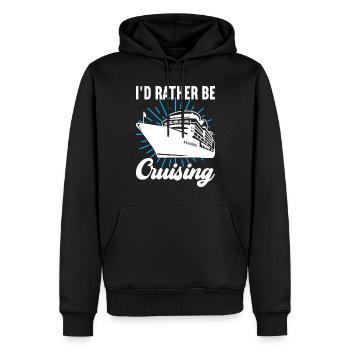 Kreuzfahrt Urlaub Kreuzfahrtschiff - Männer Premium Bio Hoodie - Schwarz - Vorne - Nico (187cm)