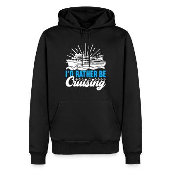 Kreuzfahrt Urlaub Kreuzfahrtschiff - Männer Premium Bio Hoodie - Schwarz - Vorne - Nico (187cm)
