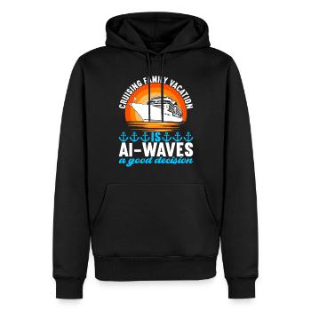 Kreuzfahrt Urlaub Kreuzfahrtschiff - Männer Premium Bio Hoodie - Schwarz - Vorne - Nico (187cm)