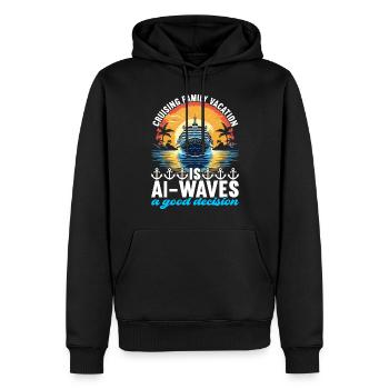 Kreuzfahrt Urlaub Kreuzfahrtschiff - Männer Premium Bio Hoodie - Schwarz - Vorne - Nico (187cm)