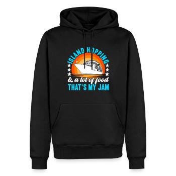 Kreuzfahrt Urlaub Kreuzfahrtschiff - Männer Premium Bio Hoodie - Schwarz - Vorne - Nico (187cm)