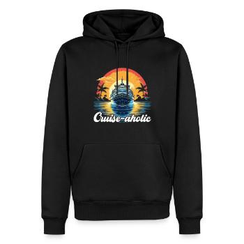 Kreuzfahrt Urlaub Kreuzfahrtschiff - Männer Premium Bio Hoodie - Schwarz - Vorne - Nico (187cm)