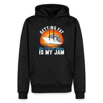 Kreuzfahrt Urlaub Kreuzfahrtschiff - Männer Premium Bio Hoodie - Schwarz - Vorne - Nico (187cm)