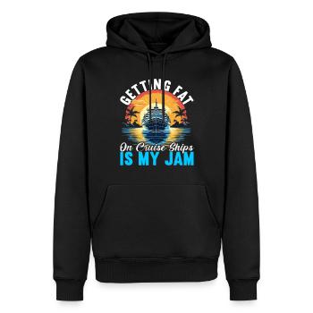 Kreuzfahrt Urlaub Kreuzfahrtschiff - Männer Premium Bio Hoodie - Schwarz - Vorne - Nico (187cm)