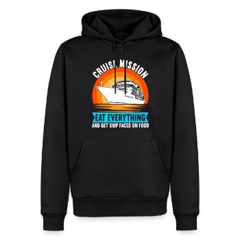 Kreuzfahrt Urlaub Kreuzfahrtschiff - Männer Premium Bio Hoodie - Schwarz - Vorne - Nico (187cm)