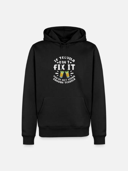 Tequila - Männer Premium Bio Hoodie - Schwarz