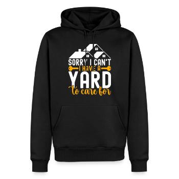 Hausbesitzer Einweihungsparty - Männer Premium Bio Hoodie - Schwarz - Vorne - Nico (187cm)