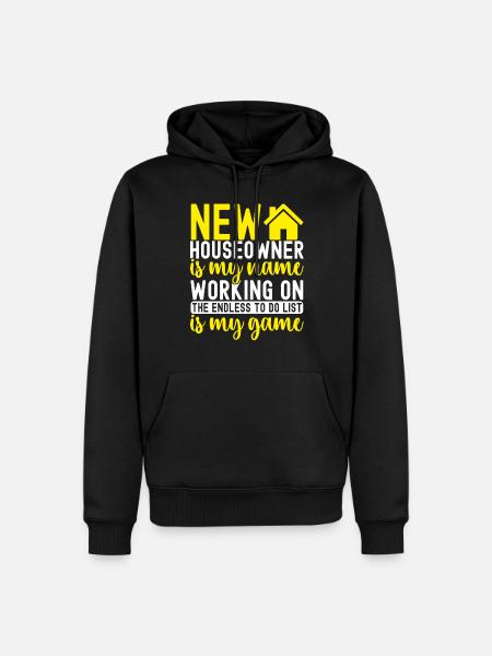 Homeowners Housewarming Party - Men’s Premium Organic Hoodie - black