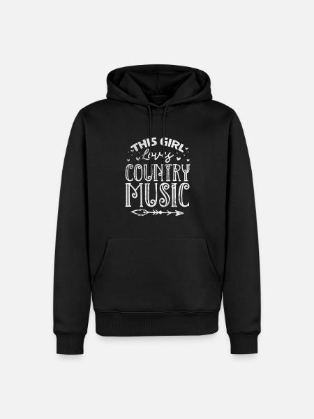 Pays - Sweat à capuche Premium bio Homme - noir