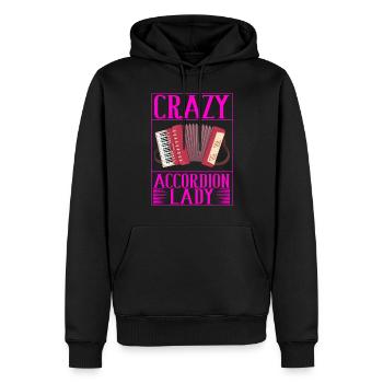 Accordéon Instrument Accordéoniste - Sweat à capuche Premium bio Homme - noir - Devant - Nico (187cm)
