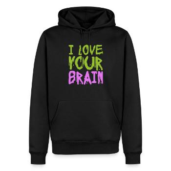 Zombie Zombie Hunter Zombie Apocalypse Cadeau - Sweat à capuche Premium bio Homme - noir - Devant - Nico (187cm)