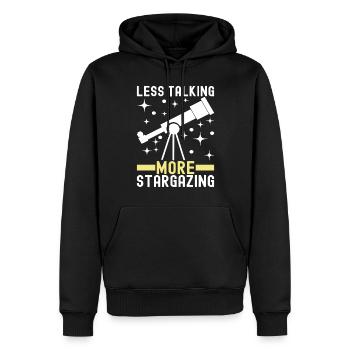 Atronome Astronomie - Männer Premium Bio Hoodie - Schwarz - Vorne - Nico (187cm)