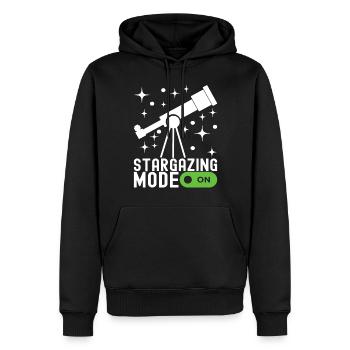 Atronome Astronomie - Männer Premium Bio Hoodie - Schwarz - Vorne - Nico (187cm)