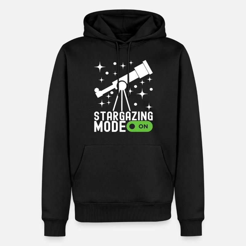 Atronome Astronomie - Männer Premium Bio Hoodie - Schwarz