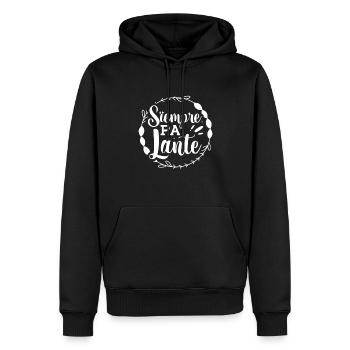 Salsa Danse Cuba Danse Latino Cours de Danse Cadeau - Sweat à capuche Premium bio Homme - noir - Devant - Nico (187cm)