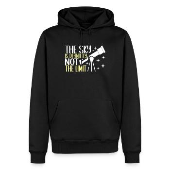 Astronom Astronomie - Männer Premium Bio Hoodie - Schwarz - Vorne - Nico (187cm)