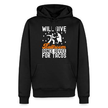 Ballsaal Tanz Ballsaaltänzer Gesellschaftstänzer - Männer Premium Bio Hoodie - Schwarz - Vorne - Nico (187cm)