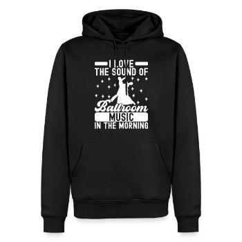 Ballsaal Tanz Ballsaaltänzer Gesellschaftstänzer - Männer Premium Bio Hoodie - Schwarz - Vorne - Nico (187cm)
