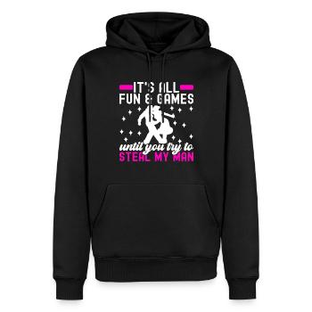Ballsaal Tanz Ballsaaltänzer Gesellschaftstänzer - Männer Premium Bio Hoodie - Schwarz - Vorne - Nico (187cm)