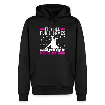 Ballroom Dance Ballroom Dancers Ballroom Dancers - Men’s Premium Organic Hoodie - black - Front - Nico (187cm)