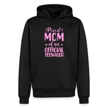 Teenager Teenie Teen Teens Teeny Geschenk - Männer Premium Bio Hoodie - Schwarz - Vorne - Nico (187cm)