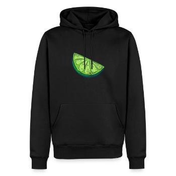 Tequila - Männer Premium Bio Hoodie - Schwarz - Vorne - Nico (187cm)