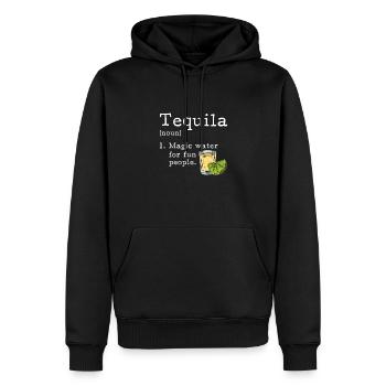 Tequila Sunrise Saufen Party Mexiko Geschenk - Männer Premium Bio Hoodie - Schwarz - Vorne - Nico (187cm)