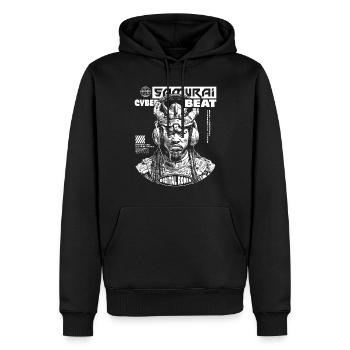 Samurai Tech : T-shirt musical pour les fans de science-fiction - Sweat à capuche Premium bio Homme - noir - Devant - Nico (187cm)