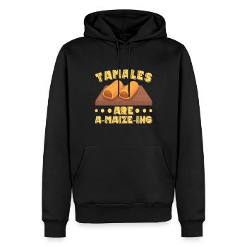 Tamale Mexikanisches Essen Tamale Liebhaber - Männer Premium Bio Hoodie - Schwarz - Vorne - Nico (187cm)