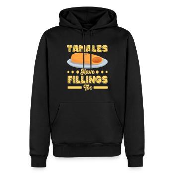 Tamale Mexikanisches Essen Tamale Liebhaber - Männer Premium Bio Hoodie - Schwarz - Vorne - Nico (187cm)