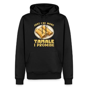 Tamale Cuisine mexicaine Tamale Lover - Sweat à capuche Premium bio Homme - noir - Devant - Nico (187cm)