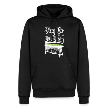 Vibraphon Vibraphonist - Männer Premium Bio Hoodie - Schwarz - Vorne - Nico (187cm)