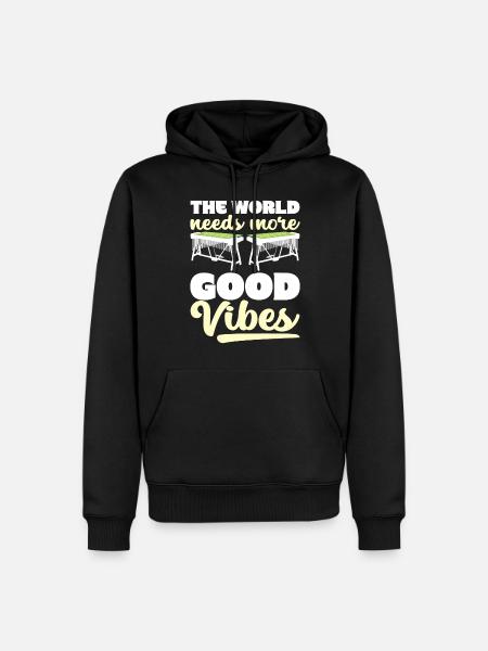 Vibraphon, vibraphoniste - Sweat à capuche Premium bio Homme - noir