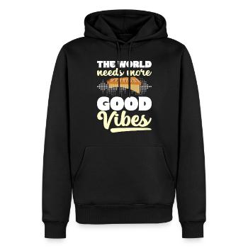 Vibraphon Vibraphonist - Männer Premium Bio Hoodie - Schwarz - Vorne - Nico (187cm)