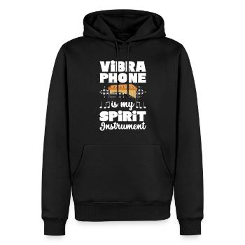 Vibraphon Vibraphonist - Männer Premium Bio Hoodie - Schwarz - Vorne - Nico (187cm)