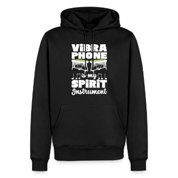 Vibraphon Vibraphonist - Männer Premium Bio Hoodie - Schwarz - Vorne - Nico (187cm)