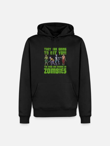 Zombie - Men’s Premium Organic Hoodie - black