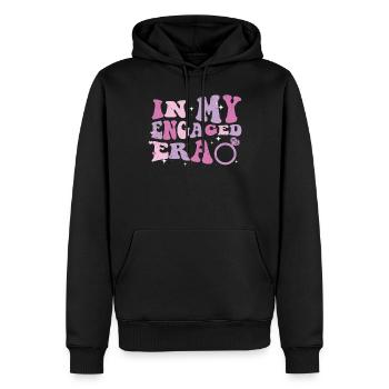 Spinster - Men’s Premium Organic Hoodie - black - Front - Nico (187cm)