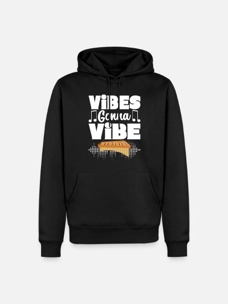 Vibraphon, vibraphonist - Men’s Premium Organic Hoodie - black