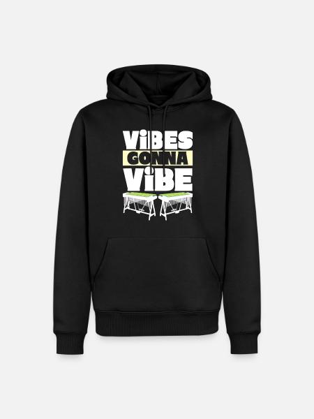Vibraphon, vibraphonist - Men’s Premium Organic Hoodie - black