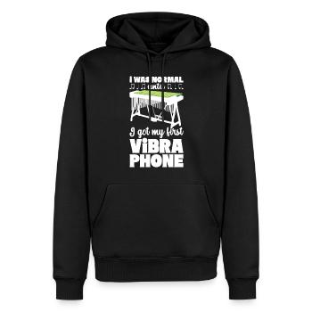 Vibraphon Vibraphonist - Männer Premium Bio Hoodie - Schwarz - Vorne - Nico (187cm)