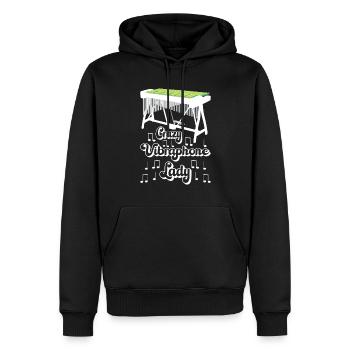 Vibraphon Vibraphonist - Männer Premium Bio Hoodie - Schwarz - Vorne - Nico (187cm)