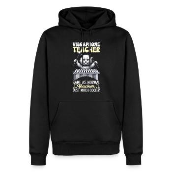 Vibraphon Vibraphonist - Männer Premium Bio Hoodie - Schwarz - Vorne - Nico (187cm)
