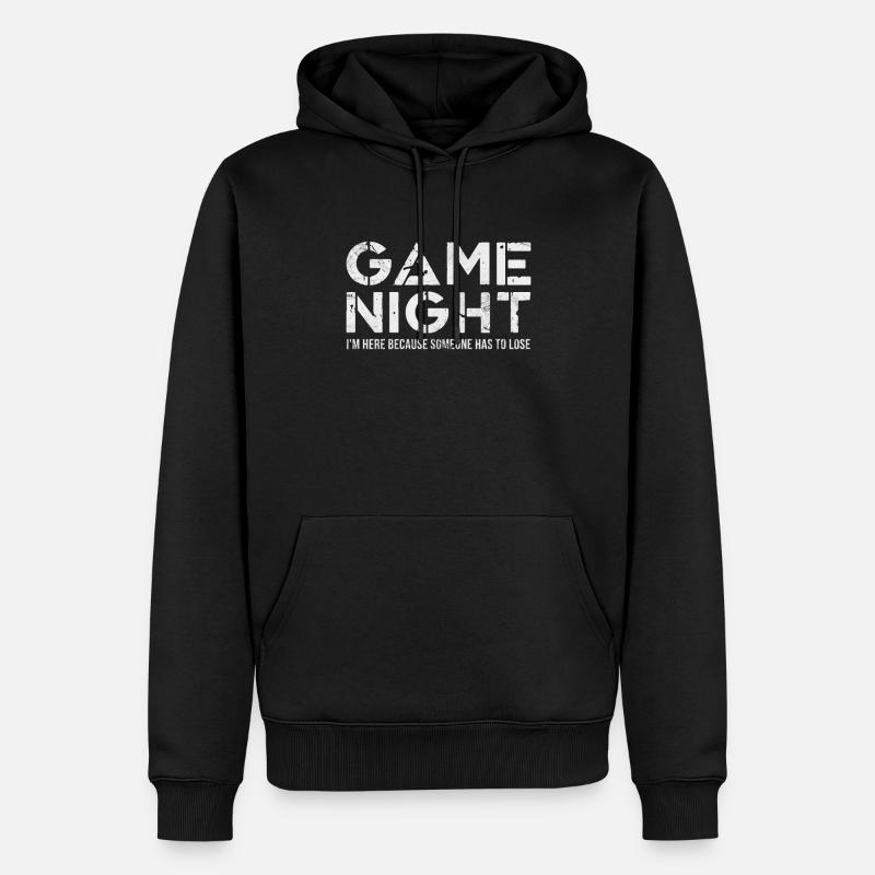 Brettspiel - Männer Premium Bio Hoodie - Schwarz
