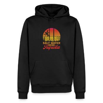 Tequila Sunrise Saufen Party Mexiko Geschenk - Männer Premium Bio Hoodie - Schwarz - Vorne - Nico (187cm)