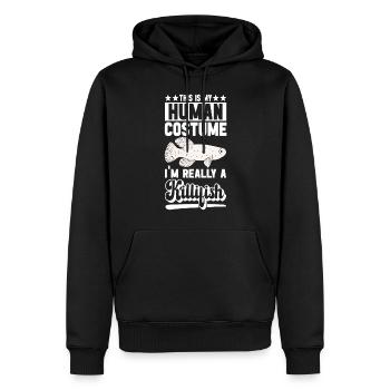 Killifish Quarium Fish - Men’s Premium Organic Hoodie - black - Front - Nico (187cm)