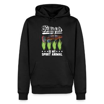 Killifish Quarium Fish - Men’s Premium Organic Hoodie - black - Front - Nico (187cm)