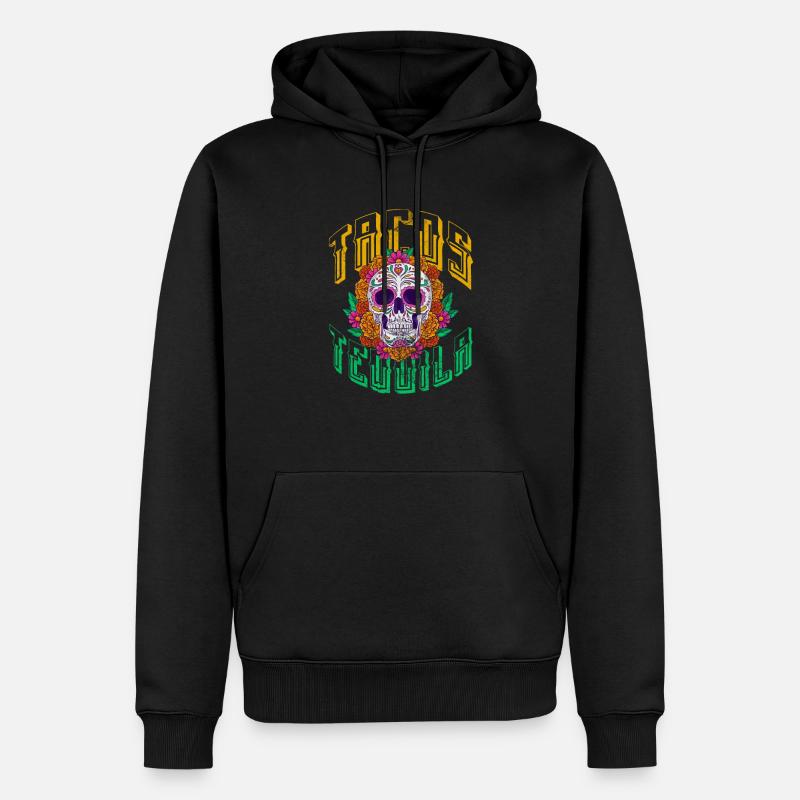 Tequila - Männer Premium Bio Hoodie - Schwarz